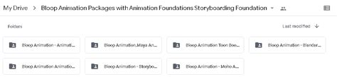 Bloop Animation Packages with Animation Foundations Storyboarding ...