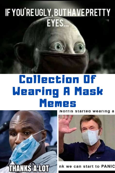 Funny Collection of Wearing A Mask Memes - Guide For Geek Moms