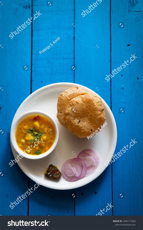 Puri Aloo Sabzi Indian Tasty Food Stock Photo 1090177820 | Shutterstock