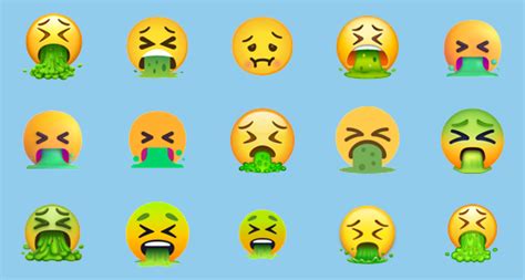 🤮 Face Vomiting on Noto Color Emoji, Animated 14.0