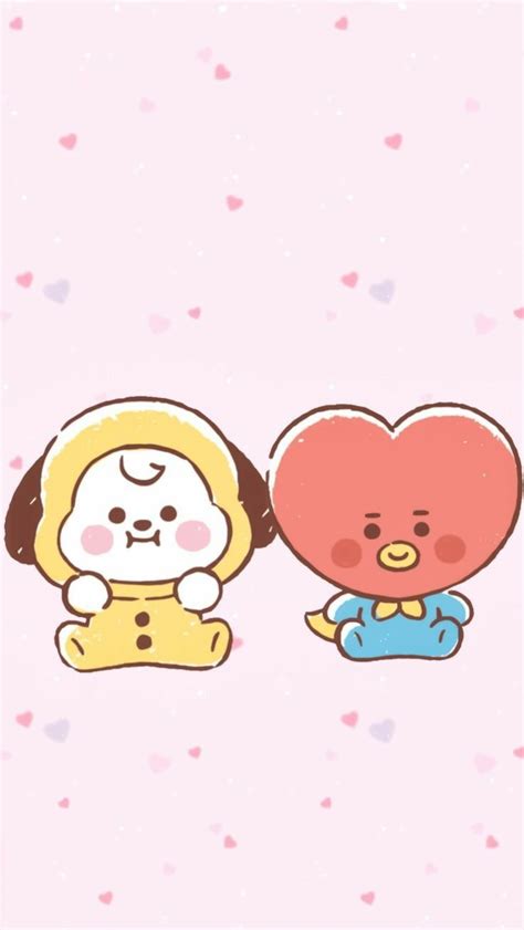 ° BT21 BABY 폰배경화면 : 네이버 블로그 | Fondos de pantalla panda, Pegatinas ...