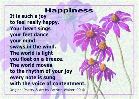 Happiness - A Poets Corner