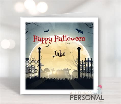 Spooky Halloween Card - All Things Personal