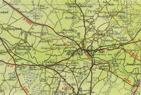 Wimborne Minster Map