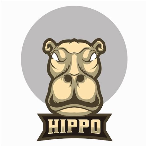 Premium Vector | Premium hippo logo mascot vector illustration