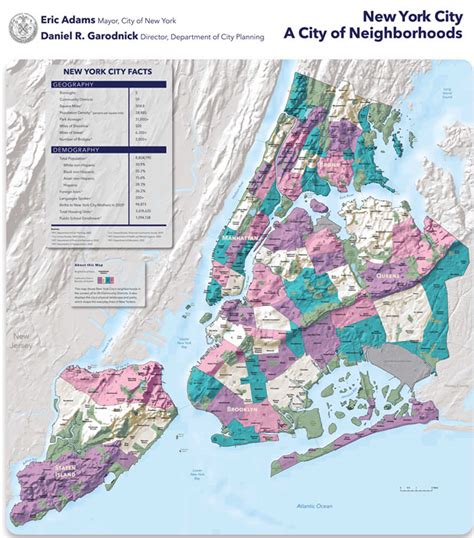 Neighborhoods In New York Map - Viola Jessamyn