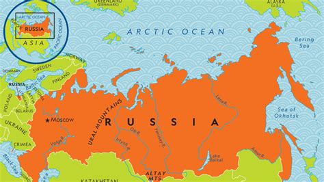 Small Map Of Russia - Daisie Corrianne