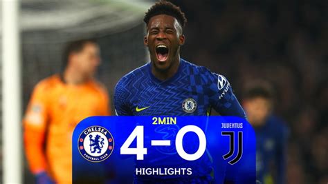 Chelsea 4-0 Juventus (H) | UEFA Champions League Highlights | Video ...