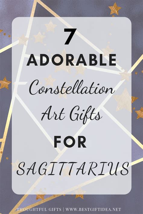 Best Gift Idea 7 Adorable Sagittarius Constellation Art Gifts for the ...