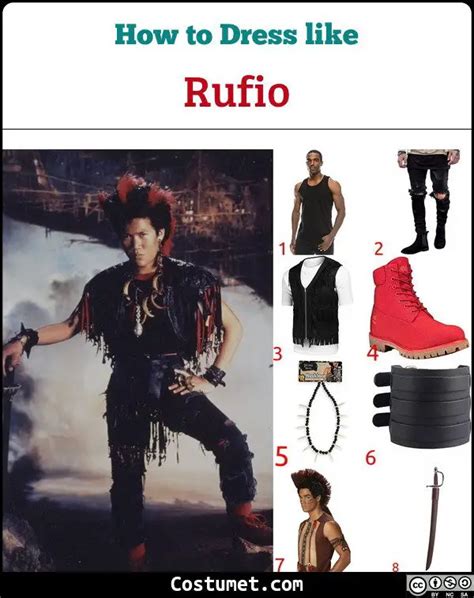 Rufio (Hook) Costume for Halloween