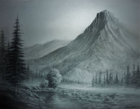 Landscapes Pencil Drawing at GetDrawings | Free download