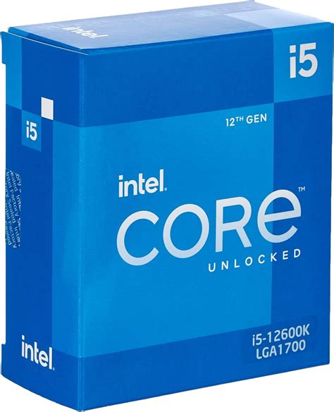 Amazon | Intel Core i5-12600K 12.世代デスクトッププロゼッサー (Basistakt:3.7GHz ...