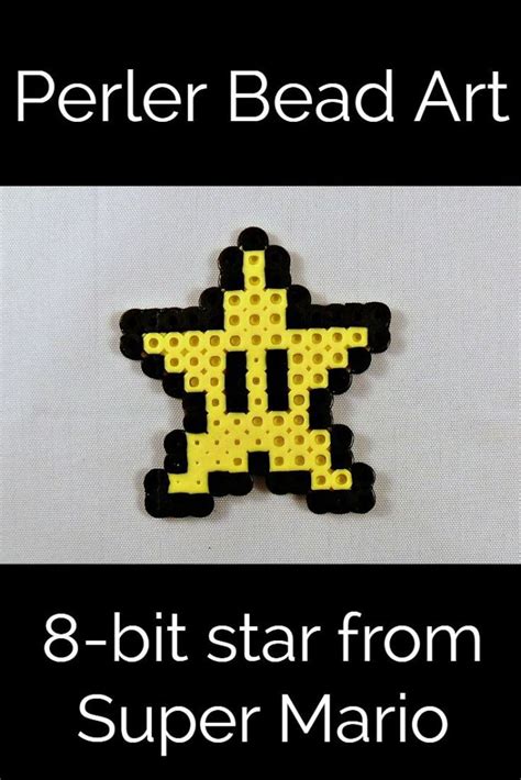 Perler Bead Star From Super Mario – Krysanthe