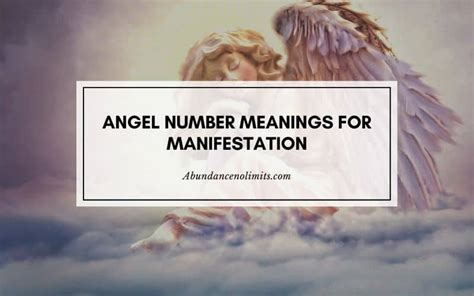 Angel Number For Manifestation (111 - 999)