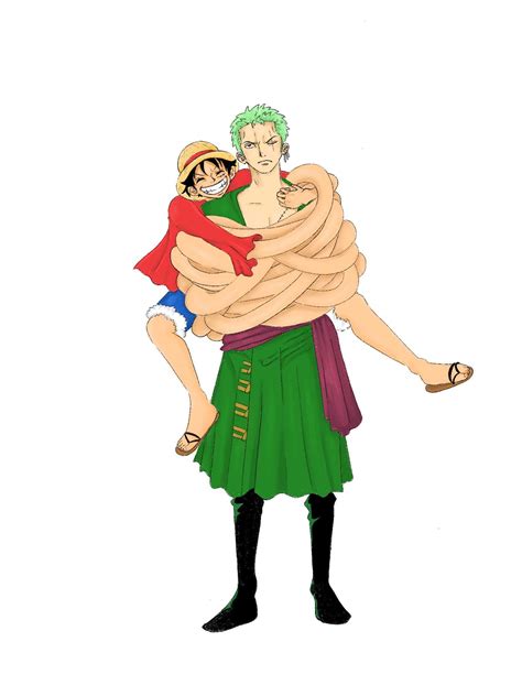 Luffy and Zoro! It's faaaar from perfect, but this group really made me ...