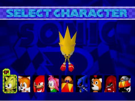 The Gallery of Art: Sonic R Full Character!