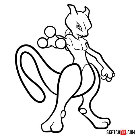 How To Draw Mewtwo Pokemon » Farmtour