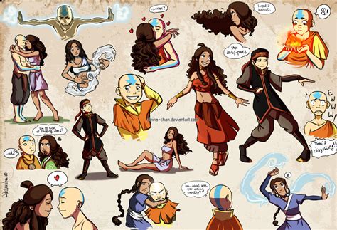 Aang and Katara collection by Aleccha on DeviantArt