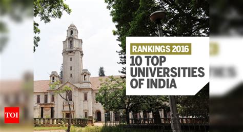 India’s top 10 universities | India News - Times of India