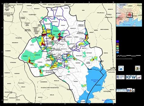 Detailed Map Of Kampala