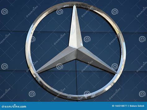 Mercedes-Benz Three-pointed Star Logo Editorial Photo | CartoonDealer ...