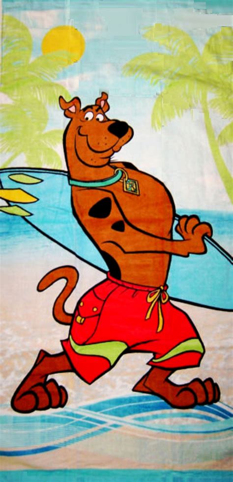 Scooby Doo Crystal Cove Beach Towel | eBay