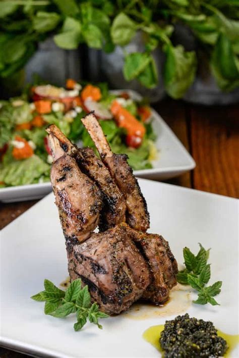 New Zealand Grilled Lamb Chops - International Cuisine