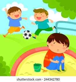 Lonely Child Cartoon Images, Stock Photos & Vectors | Shutterstock