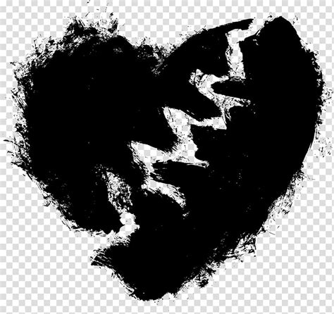 Clipart Broken Heart Silhouette