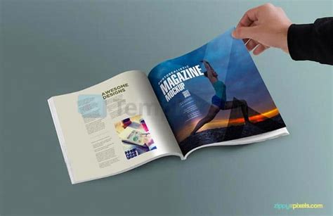 18 mockups de magazine PSD à télécharger gratuitement