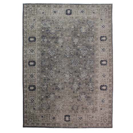 Dorma Luxury Blue Chenille Rug | Dunelm