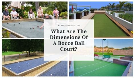 What Are The Dimensions Of A Bocce Ball Court? – Measuring Stuff