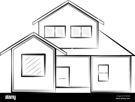 Top more than 87 modern home sketch super hot - in.eteachers