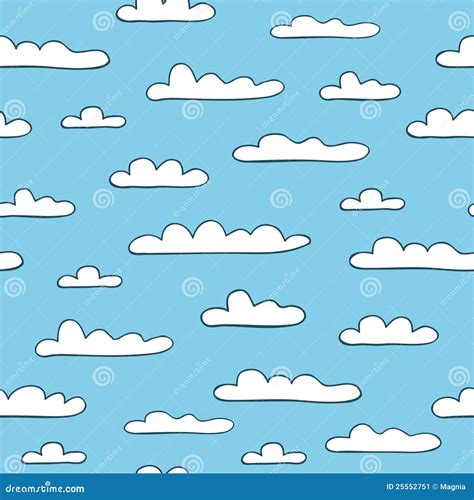 Cloudy Sky Background Royalty-Free Cartoon | CartoonDealer.com #82902995