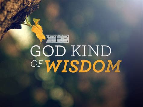 THE POWER OF WISDOM… | Devotions