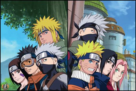 Minato's team and Kakashi's team - Naruto Wallpaper (36448583) - Fanpop