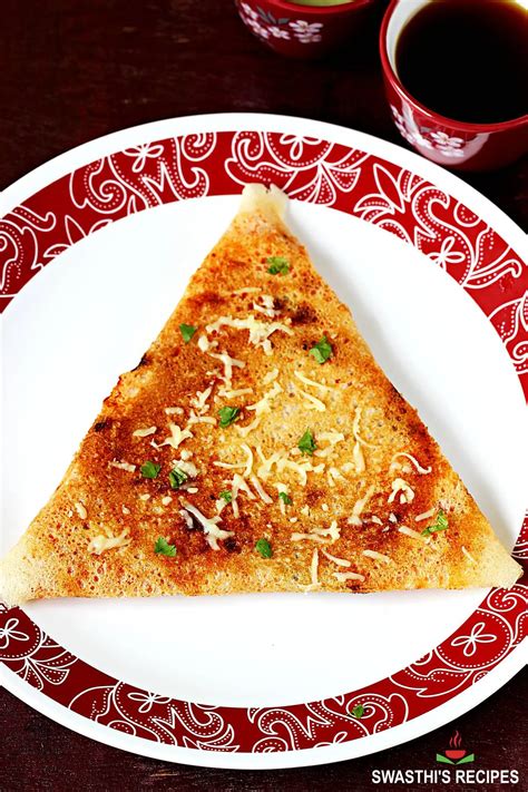 Cheese Dosa Recipe - Swasthi's Recipes