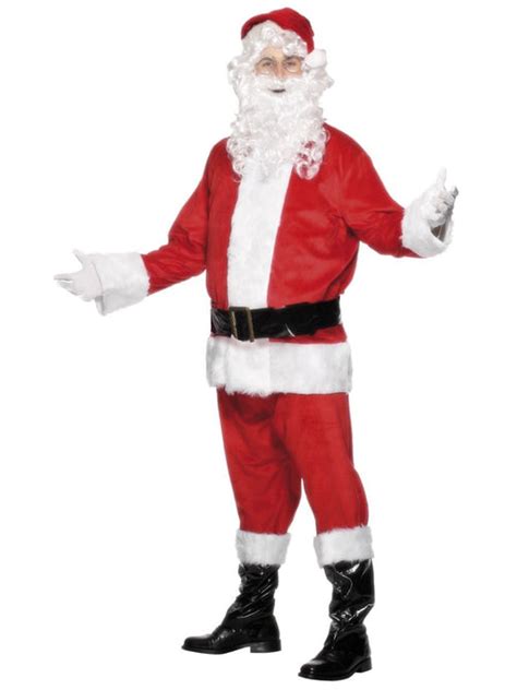 Deluxe Santa Costume & Beard, Child | Smiffys