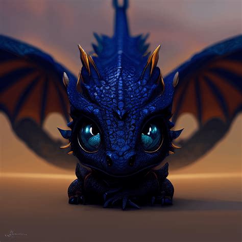 Cute Baby Dragon : r/midjourney