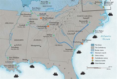 United States Map Of Civil War Battles - Freddi Bernardina