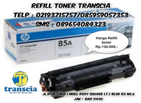 refill tinta & toner printer inkjet laserjet Canon,Hp,Epson,Brather ...