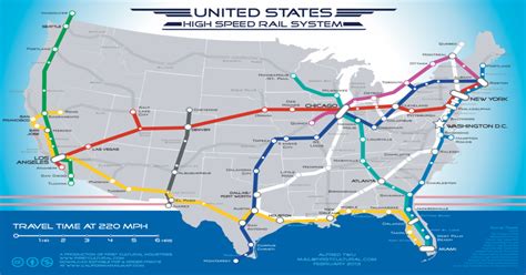 New High Speed Rail Map