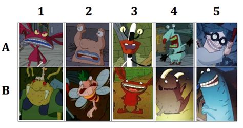 Aaahh!!! Real Monsters Characters by Image Quiz - By Oriolesfan10