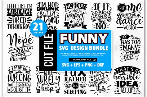 Funny Quotes Svg Bundle, Funny Mom Svg, Adult Humor Svg, Sassy Svg By ...