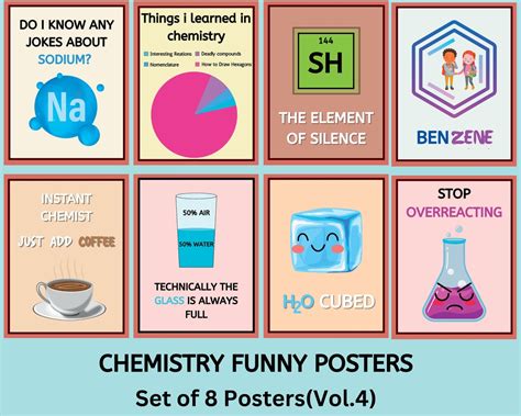 Funny Chemistry Posters Chemistry Puns Cool Jokes and Meme - Etsy