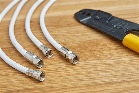 How to Install an F Connector on Coaxial Cable