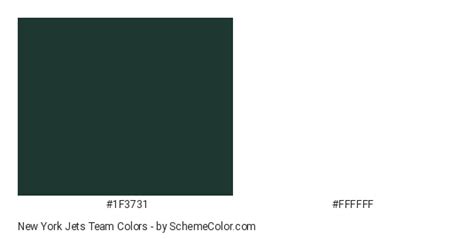 New York Jets Team Color Scheme » Brand and Logo » SchemeColor.com