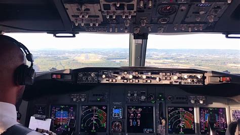 Cockpit View Landing Boeing 737 800 Youtube – Otosection