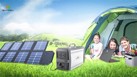 220v 110v 1000w Solar Generator Portable Powered Generator Ac Power ...