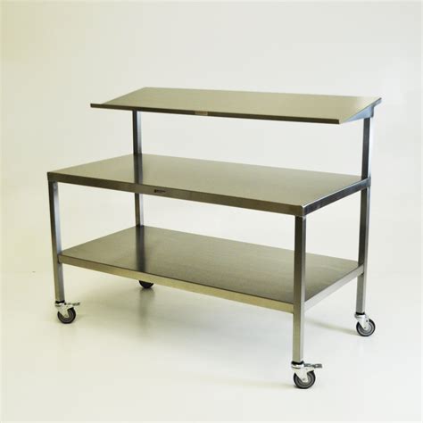 2 Tiered Stainless Steel Work Table- David Scott Company